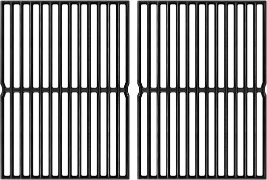 GGC 7522 7521 15" Grill Grates Replacement for Weber Genesis Silver A, Cast Iron Grate Grid for Weber Spirit E/S 200 E/S210, Spirit 500