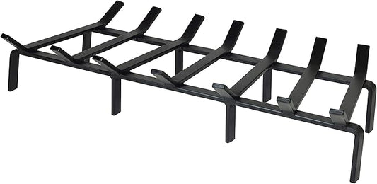 SteelFreak Heavy Duty Steel Fireplace Grate - Made in The USA (30 Inch)