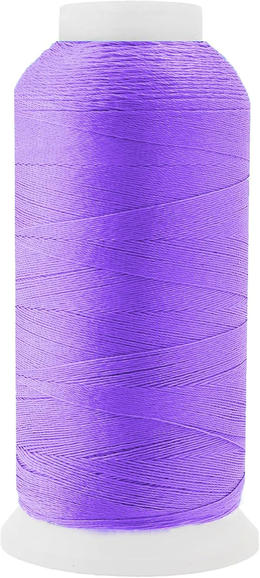 Mandala Crafts Lilac Heavy Duty Thread - 1500 Yds Tex 70 Thread for Sewing Drapery Jeans Leather Hair Outdoor Marine Upholstery