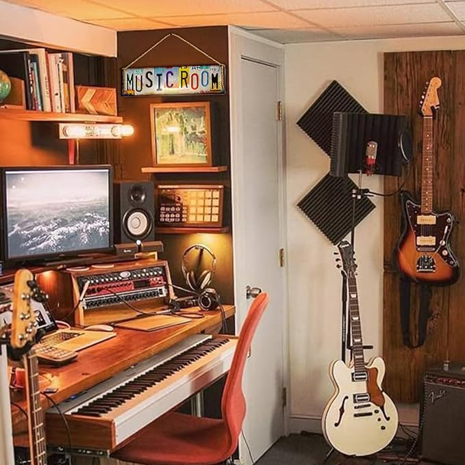 Music Gifts Posters Room Decor Y2K– Country Music Band Vinyl Merch Wall Street Signs for Bedroom – Grunge Aesthetic Rock Musical Wall Art & Guitar Accessories
