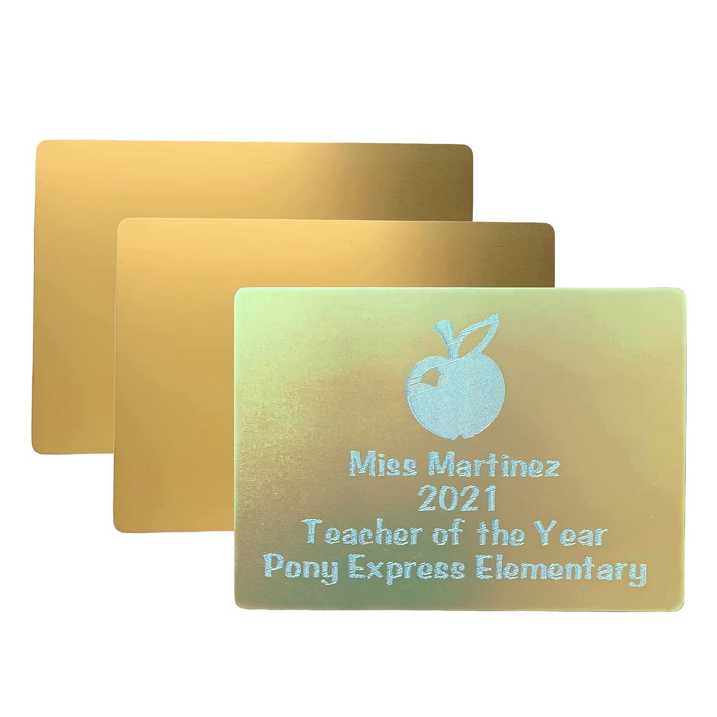 Zoom Precision Metal Engraving Sheets for Etching with Maker, Explore Air 2, Silhouette Cameo 4, Brother Scan and Cut Engraving Tool Tip Engraver; Blank Anodized Aluminum Sheets for Crafting - 3 Pack