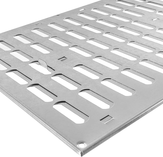 Repa Market 16" x 12" Inch (Outer Dimensions) Galvanized Steel Adjustable Air Vent Cover - HVAC Air Vent Register - Heating, Cooling Toe Kick Vent Cover - Wall, Ceiling Return, Intake Air Grille