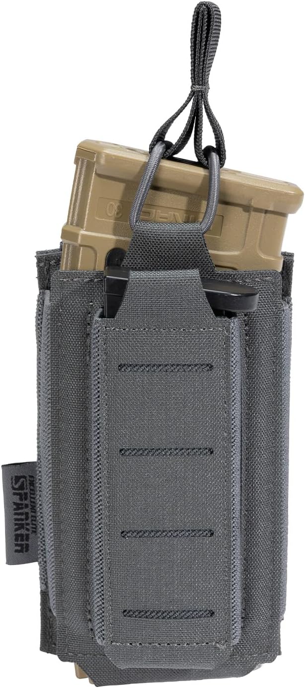 EXCELLENT ELITE SPANKER Tactical Open-Top Single/Double/Triple Molle Mag Pouch for Pistol Mag Pouch Tactical Bag Accessories Holder