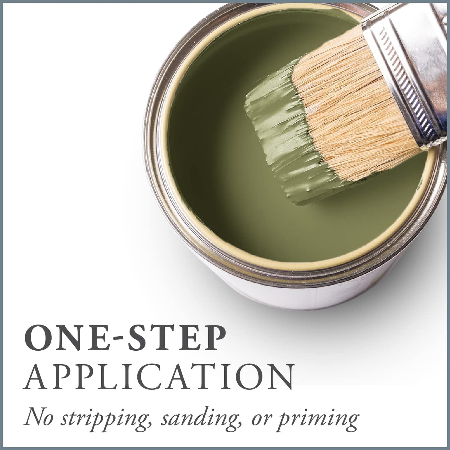 AMY HOWARD AT HOME Chalk-Based One Step Paint for Furniture, Cabinetry, Decor, Finish, and More | No Stripping, Sanding, or Priming | Dark Base | 32 Ounce | English Garden