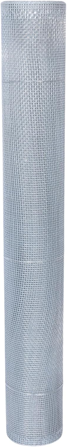 1/8 inch Galvanized Hardware Cloth Wire Mesh Screen Roll (16in x 10ft)