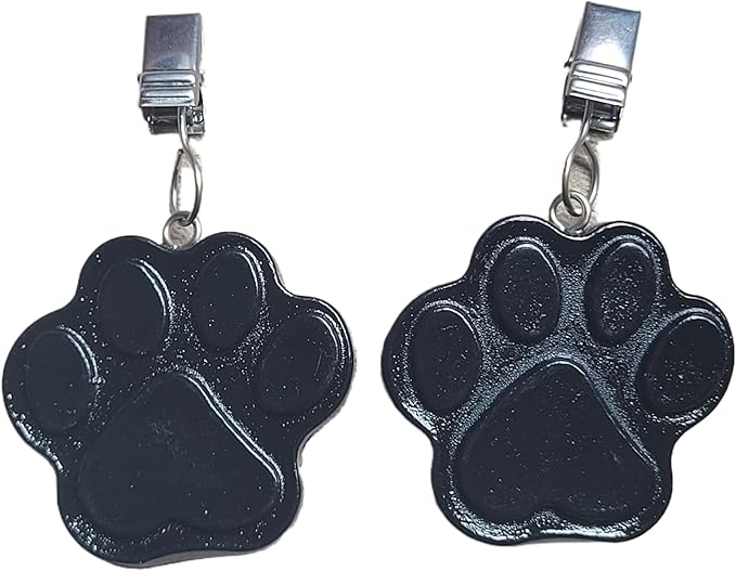 TwoFish Home Set of 4 Cat's paw Resin Table Cover Tablecloth Weights Clips Handicraft Cat's pawTablecloth Clips Pack of 4