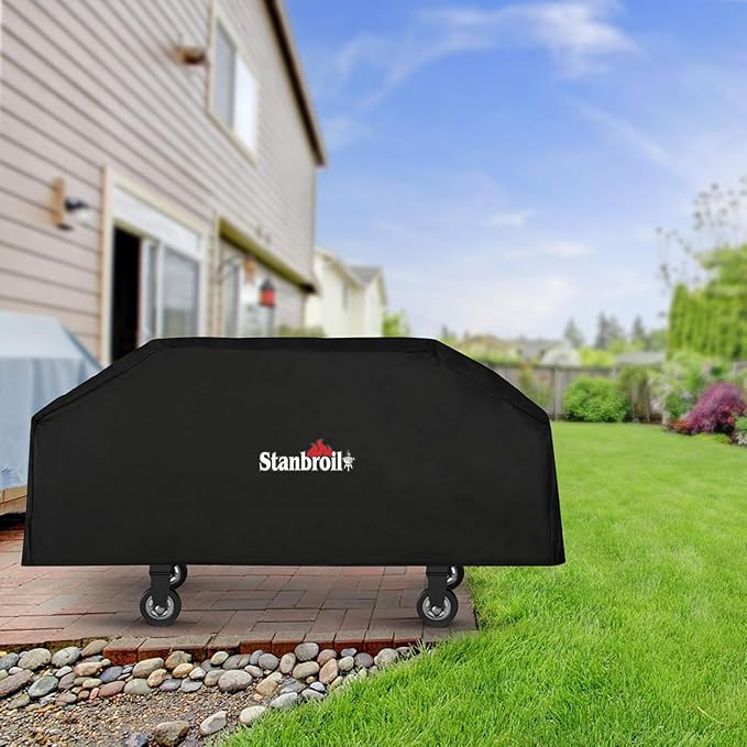 Stanbroil 36 inch Griddle Cover for Blackstone 4 Burner Grills, 600D Heavy Duty Waterproof Canvas Flat Top Gas Grill Cover for Blackstone 36" Griddle Cooking Station