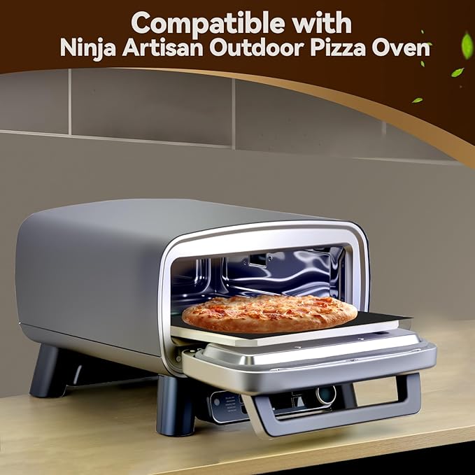 4 PCS Air Fryer Oven Liners Compatible with Ninja Artisan Outdoor Pizza Oven, Reusable Oven Liners Baking Mat for Ninja Pizza Oven