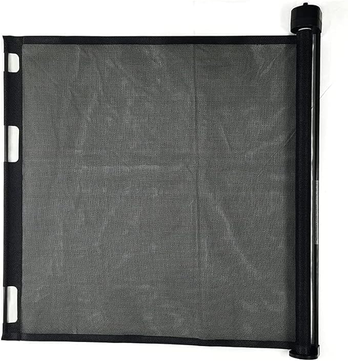 Retract-A-Gate 72" Black: The Original and only Made in USA Retractable Baby, Dog, & Cat Gate