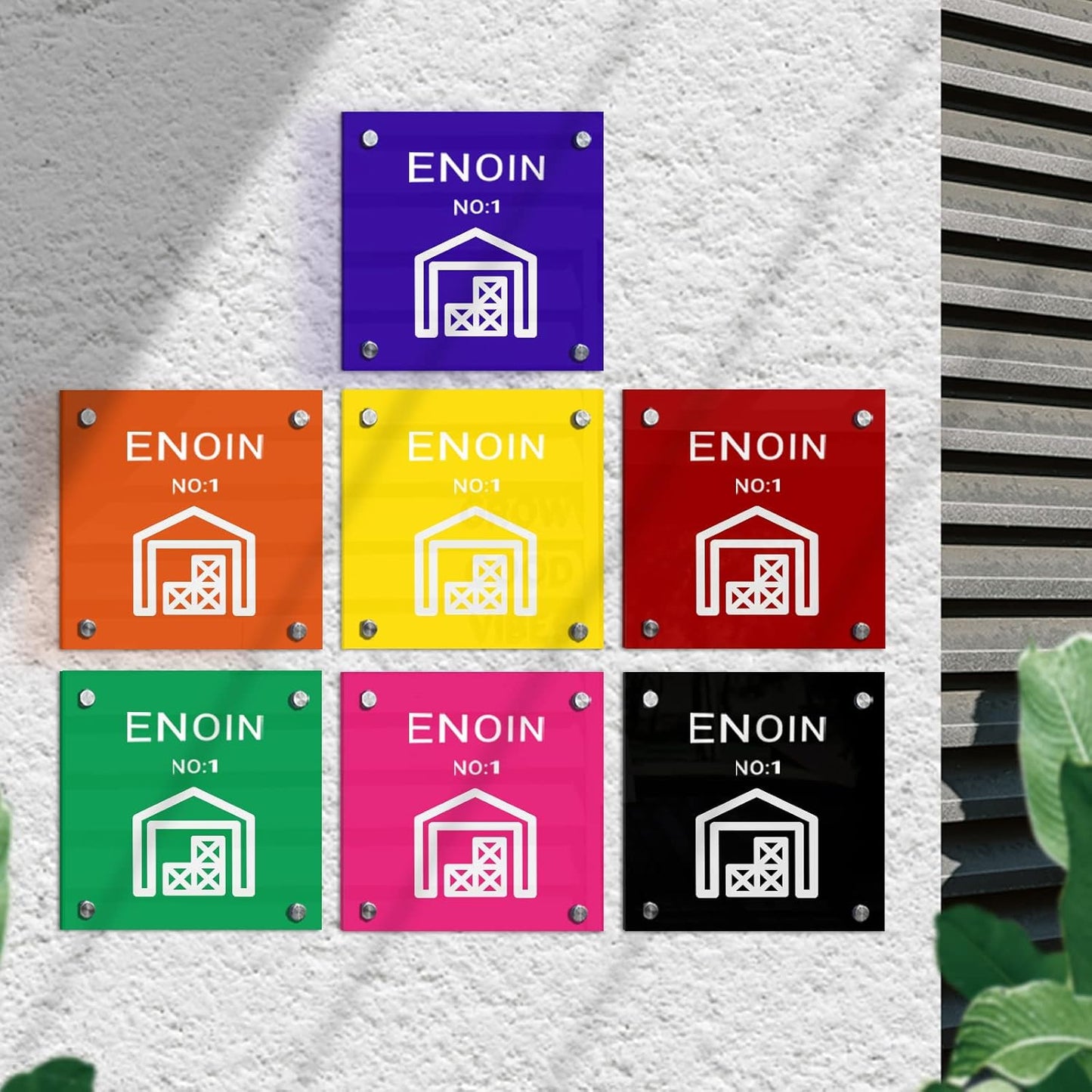 Enoin 2 Pack 8x12 Inches Red Non Transparent Acrylic/Plexiglass Sheet 0.118'' 1/8 Thick, Plastic Sheet Colored Board Panel for Glass, DIY, Painting, Art Craft