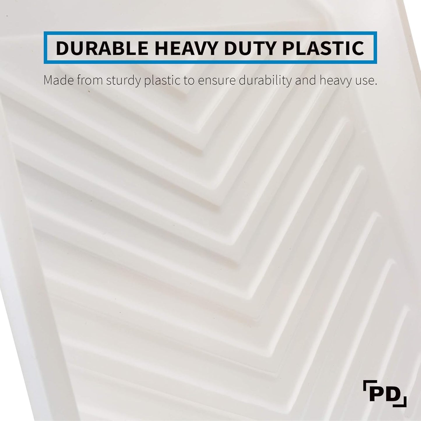 Precision Defined Paint Trays, Paint Roller Trays Liner, Plastic Paint Pan for Roller Brushes, Painting Tray for Painting with Deep Paint Pocket (Paint Tray Liner (10-Pack), 9-inch)