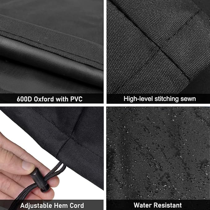 ZJYWSCH Pizza Oven Cover for Cuisinart CGG-403 3-in-1 Pizza Oven Plus Waterproof CGC-103 3 in 1 CGC-310 Cuisinart CPO-401 Outdoor Portable Pizza Oven Cover Heavy Duty