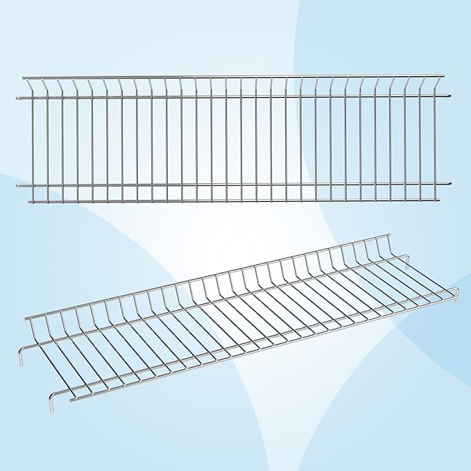 Warming Rack Grill Parts for Nexgrill 720-0830H 720-0958AE 720-0789H, 25.6 Inch Grill Rack Swing Away Grid for Nexgrill Replacement Parts 4 Burner