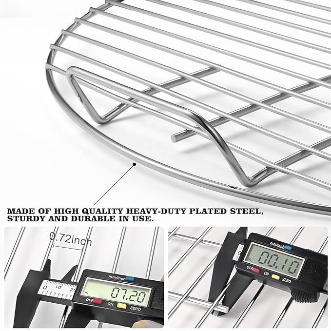 Replacement Cooking Grate, Fits 22 inch Weber Charcoal Grills (22" Original Kettle and Original Kettle Premium, Master-Touch, Bar-B-Kettle, Performer), Silver