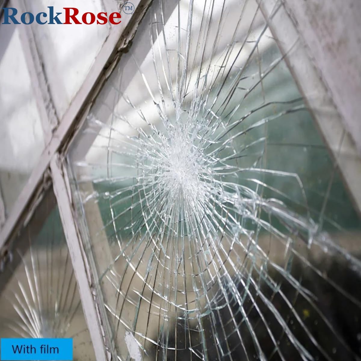 UV 99% VLT Security and Safety 4 Mil Clear Window Film Shatterproof Anti Shatter Tempered Glass Film for Home and Office Windows (Clear, 30 in x 100 FT)