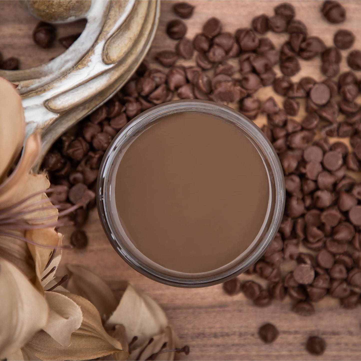 Dixie Belle Paint Company Chalk Finish Furniture Paint - Chocolate (8oz) - Matte Creamy Brown Chic Chalk Mineral DIY Furniture Paint