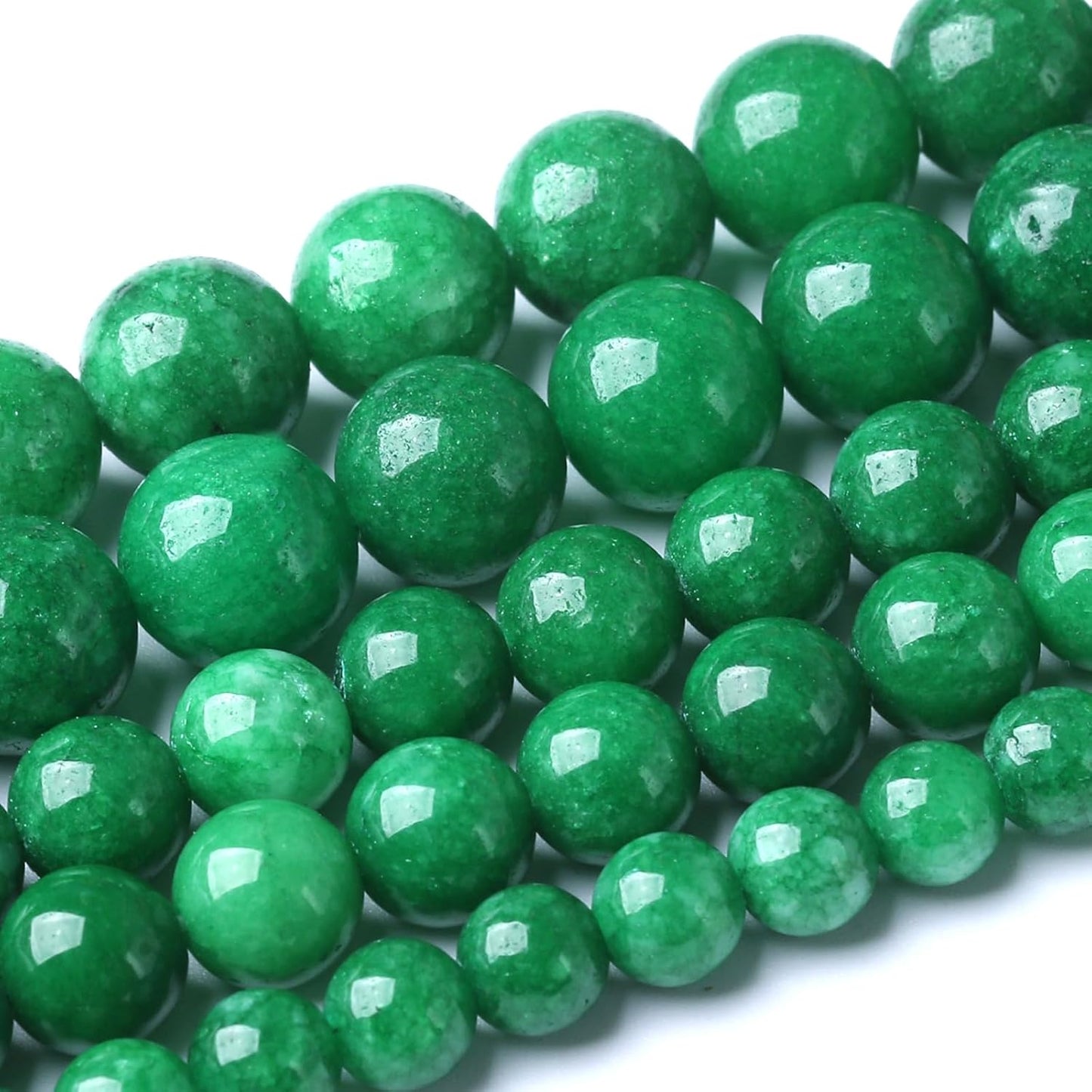 4MM Blackish Green Cloudy Chalcedony Stone Beads Round Loose Beads for Jewelry Making Bracelet Necklace 180pcs 2 Strands 32"
