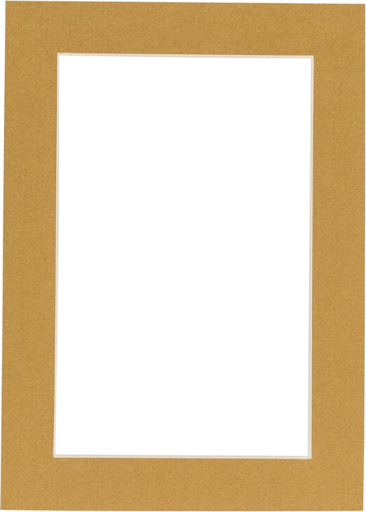 5.5x8.5 Mat for 8.5x11 Frame - Precut Mat Board Acid-Free Show Kit with Backing Board, and Clear Bags Rattan Beige 5.5x8.5 Photo Matte For a 8.5x11 Picture Frame Matboard for Framing, Pack of 1 Mat