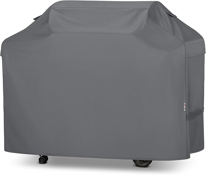 Unicook Grill Cover 75 Inch, Outdoor Heavy Duty Waterproof Large BBQ Cover, Compatible with Weber, Char-Broil, Nexgrill and More Grills, All Weather Protection, Grey