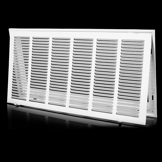 30x20 Return Air Grille [Duct Opening Size],Return Air Vent Cover for Wall Or Ceiling,Steel Return Air Filter Grilles Removable Face/Door for 1 Inch Filters (30"W x 20"H [Duct Opening])