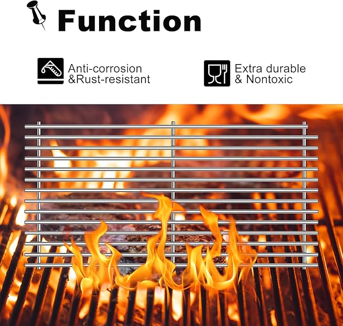 Grill Grates Replacement for DCS Grill Parts 54801 DCS 36, 48, 36ABQR,36BQ, 36BQR, 36DBQ, 48DBQAR, 48DBQR, 48EBQAR, 48EBQR, BGA36-BQARL, BGA36-BQARN, Stainless Steel Ceramic Rods Grids BBQ 20”