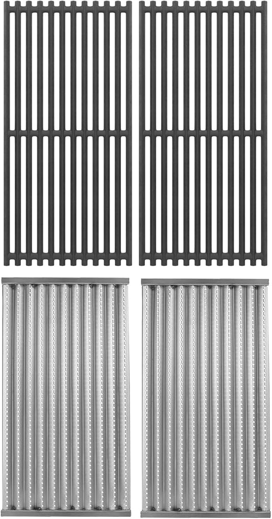 Grill Grate Replacement Parts for Charbroil Tru-Infrared 463642316 463644220 463632520 463632320, Replacement Parts for Charbroil G362-2100-W1 G369-0030-W2, 17 Inch Grill Emitter, Stainless Steel