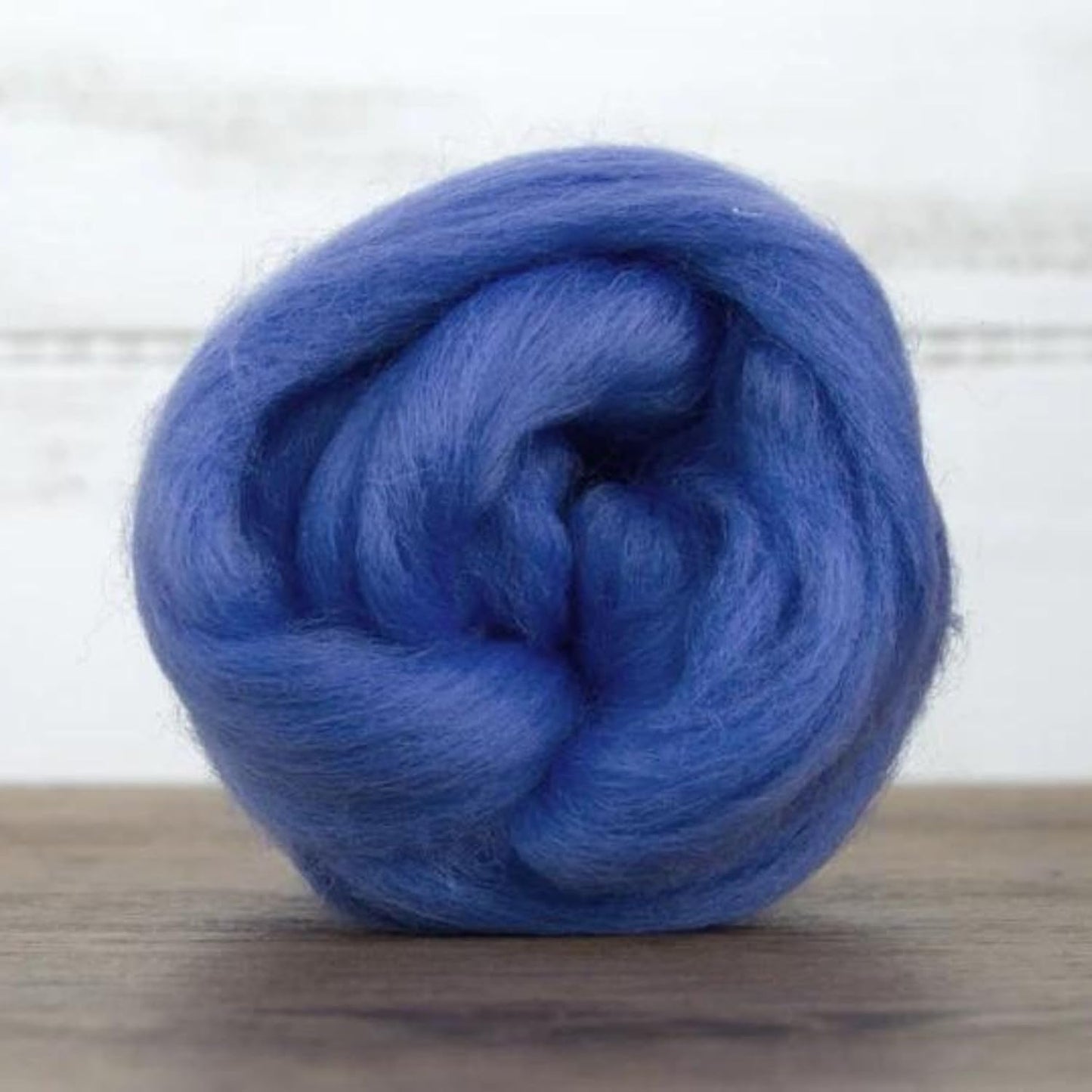 Revolution Fibers Dyed Corriedale Wool | 8 Ounces of Premium Combed Wool Top | 26 Micron, 100% Pure Corriedale Wool Roving, Ethically Sourced (Cornflower Blue)