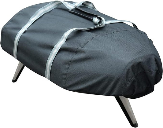 TOHONFOO Pizza Oven Carry Cover for Ooni Koda 12 Gas Pizza Oven Heavy Duty Waterproof 600D Oxford Fabric Portable Outdoor Pizza Oven Carry Accessories Black