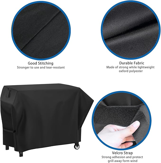 Grill Cover for Blackstone Duo 17" Griddle and Grill Combo 1819, Heavy Duty Waterproof Blackstone 5091 Cover, Outdoor BBQ Grilling Cover