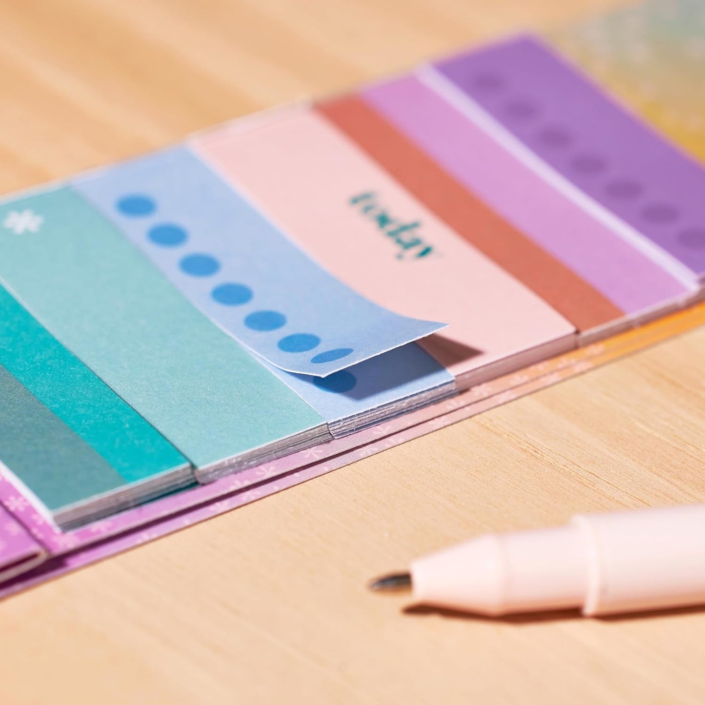 Erin Condren Colorful Washi Tape Sticker Pack | Set Reminders, Goals, and Tasks, in Style. 6 Designs, 10 Stickers Each, 60 Washi Strips Total