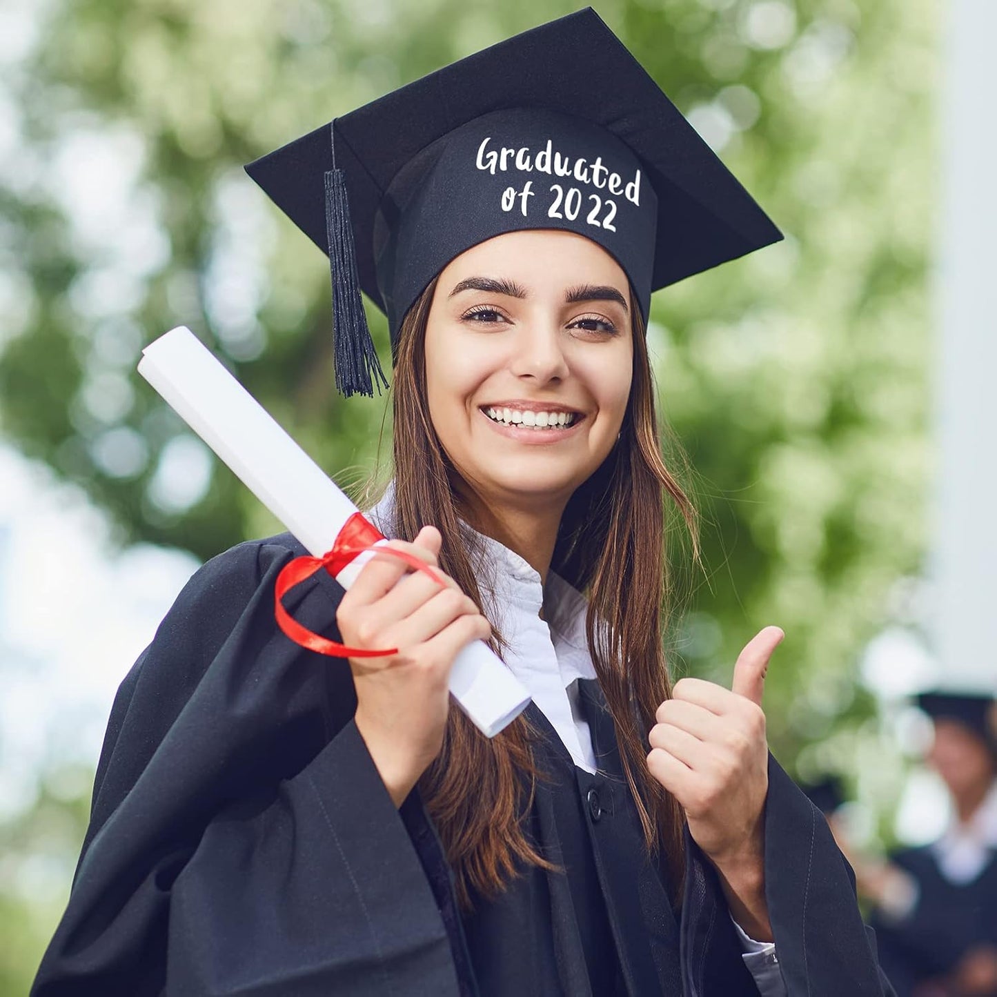 Outus 576 Pieces 8 Sheets Letters Stickers Self Adhesive Vinyl Letter Alphabet Number Stickers Mailbox Numbers Sticker, Decals for Classroom Decor, Sign, Door(White,1 Inch)