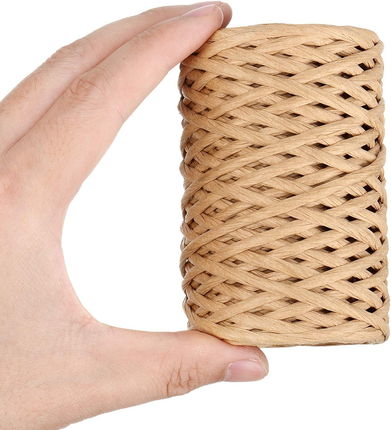 65 Feet Floral Wire Rustic Vine Bind Wire for Craft Wrapping Flower Bouquets(1 Roll,Khaki)