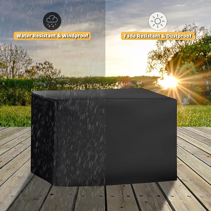Grill Cover for Nexgrill 1-Burner Portable Propane Gas Grill 820-BC002, Heavy-Duty 600D Tabletop BBQ Cover for Country Smokers Pellet Grill GS150PPG
