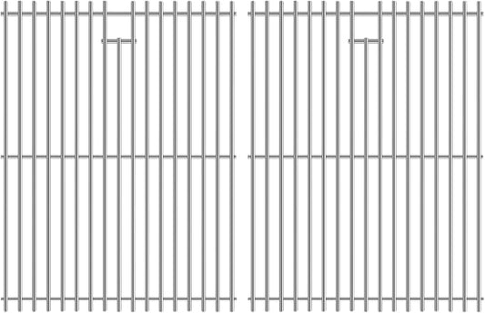Stainless Steel Cooking Grates for Traeger Woodridge Pellet Grill, Grill Grids Compatible with Traeger Sear Grate, Grill Grates Replacement Parts for Traeger Grill Accessories,2 Pack
