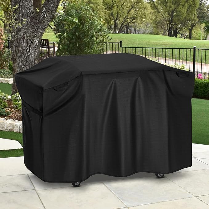 SunPatio Griddle Cover for Blackstone 28" Pro Series Griddle, Outdoor Waterproof Flat Top Gas Grill Cover 60 Inch, All Weather Protection Cooking Station Grill Protector, Black