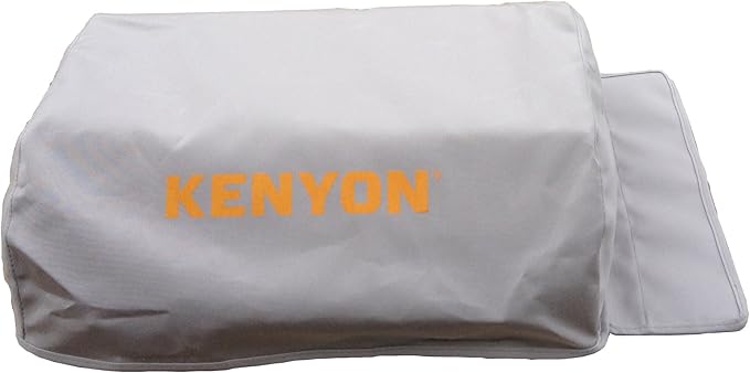Kenyon A70017 Texan Grill Cover, Custom Fitted Cover for Texan Built-in Grills, Clips to lid, Waterproof and Stain Resistant, Gray