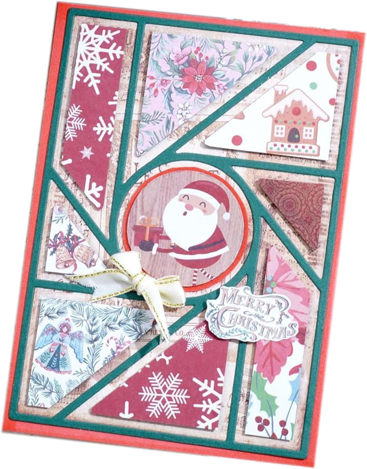 Cutting Dies Metal Stencils Scrapbooking Tools Flowers Lace Frame DIY Embossing Template for Paper Card Making Album Arts Crafts Supplies (Circular frame-14x10cm)