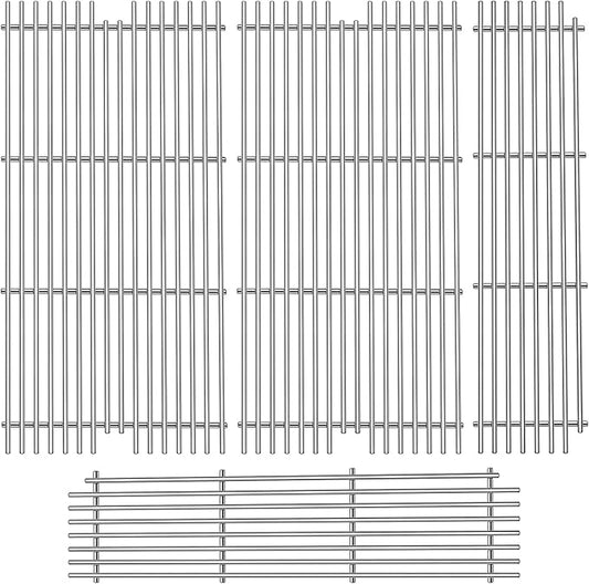 2 Pack 54911 Cooking Grid with 2 Pack 54921 Grill Grates Replacement for Viking VGBQ 30 Inch T Series VGBG 41 Inch T Series VGBQ 53 Inch T Series