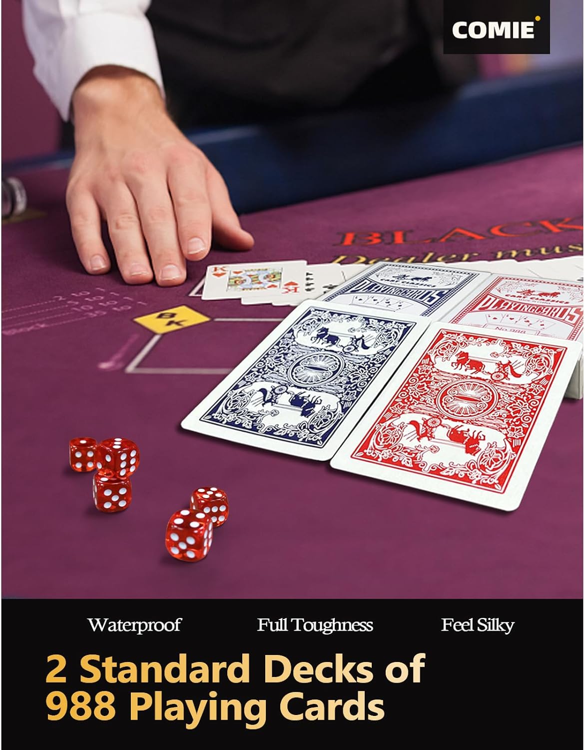 Poker Chips with Numbers,500PCS Poker Chip Set with Aluminum Travel Case,11.5 Gram Poker Set for Texas Holdem Blackjack Gambling.