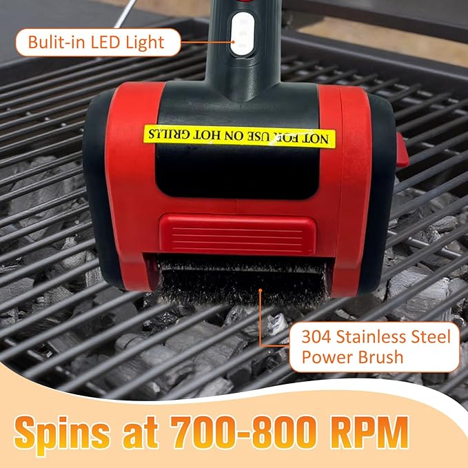 Grill Cleaner for Outdoor Grill, Electric Grill Brush for Grill
