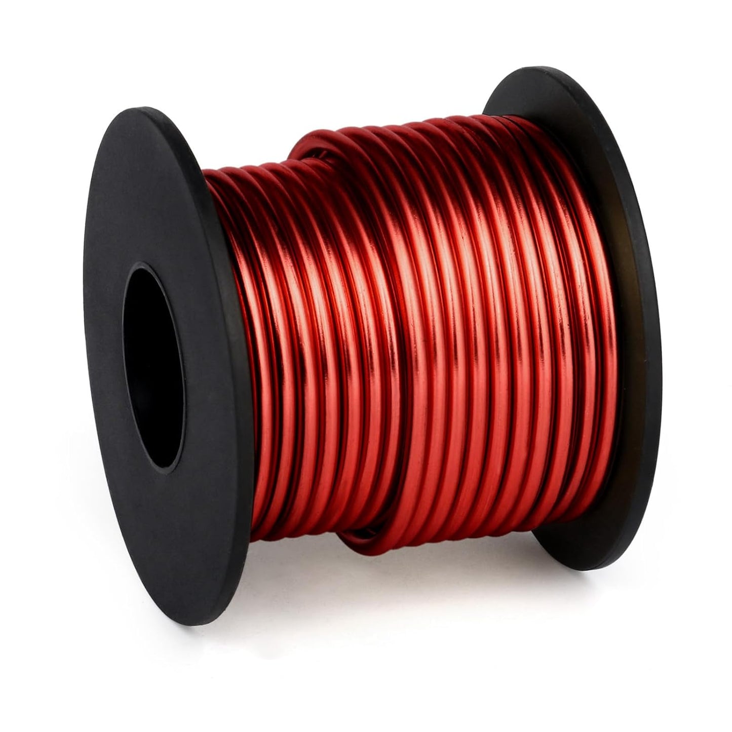 Aluminum Craft Wire, 32.8 Feet 3.0 mm/ 8 Gauge Red Bendable Soft Metal Aluminum Wire Roll Bulk for DIY Crafts Sculpting Jewelry Making