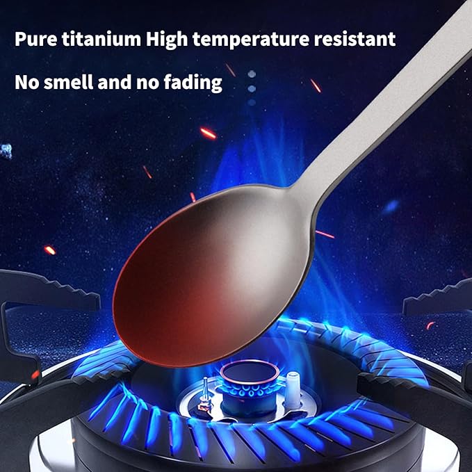 Portable Camping Cutlery Set Outdoor Metal Tableware Fork Spoon Chopstick Travel Utensils for Outdoor Picnics Dining