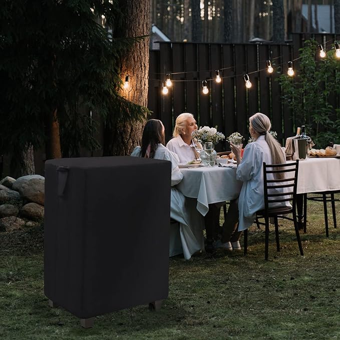 Prep Table Covers for Keter Unity Outdoor Kitchen Portable Bar Cart,Waterproof Patio BBQ Grill Cart Cover,Outdoor Pizza Oven Table Stand Cover - 32 x 24 x 32 Inch