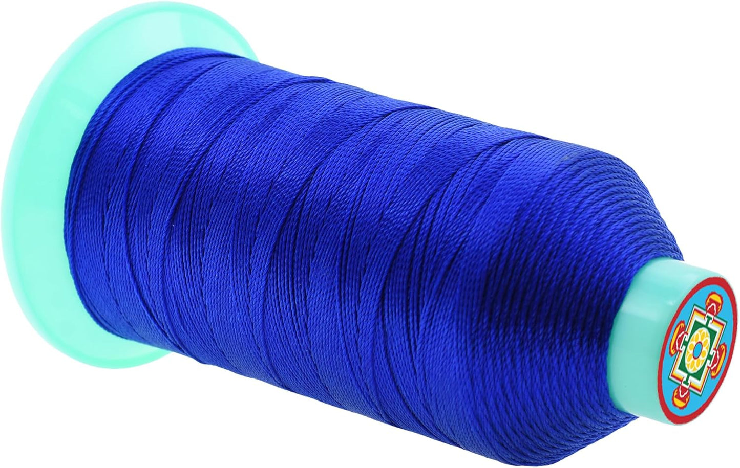 Mandala Crafts Bonded Nylon Thread Royal Blue Heavy Duty Sewing Threads - 800 YDs Size 277 840D T270 Tex 270 Thread for Leather Jeans Weaving Outdoor Marine Upholstery Threads