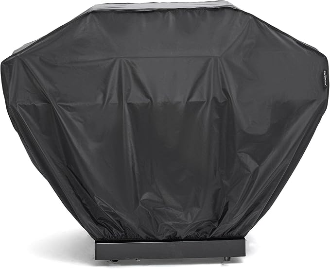 Covermates Grill Cover - Weather Resistant Outdoor Cover, Heavy Duty BBQ Covers for Large Outdoor Kitchen, Classic 12-Guage Vinyl, 57 Inch, Black