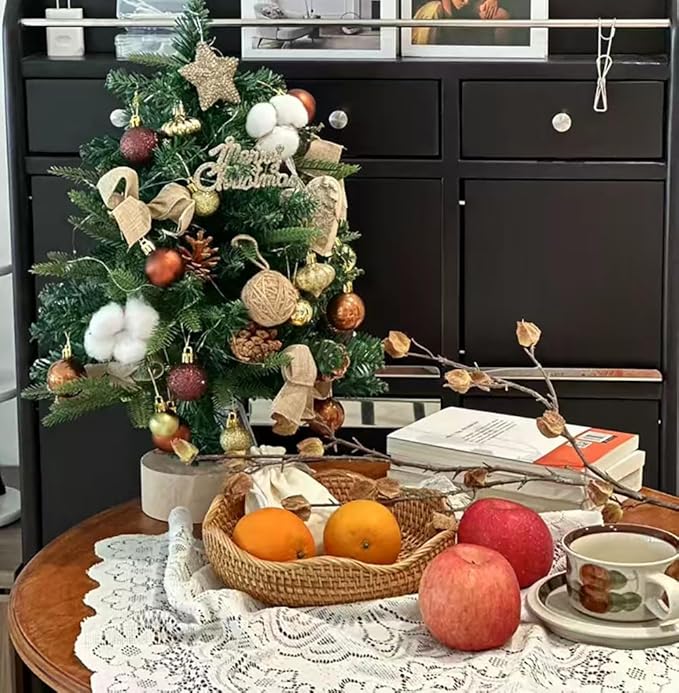 RT&BS Rattan Bread Baskets for Serving, Christmas Food Baskets, Handwoven Fruit Basket for Kitchen, Store, Restaurant, Outdoor, Party (M, Ø9.8 * 2.8'')