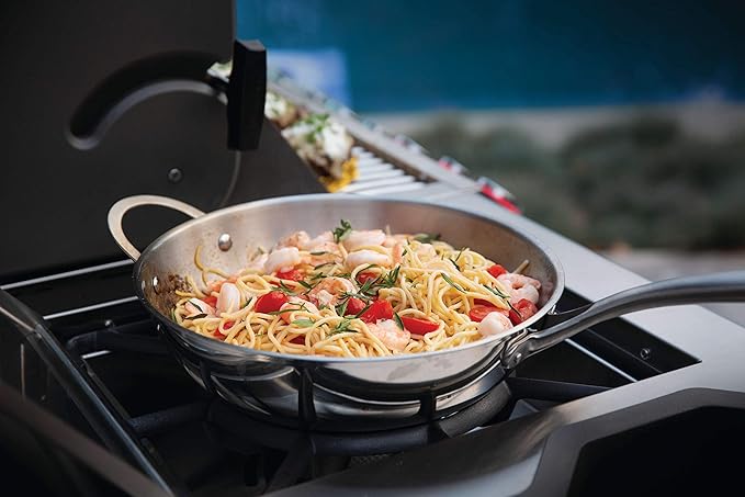 Napoleon PRO825RSBINSS-3 Prestige PRO 825 RSBI Natural Gas Grill, sq.in. + Infrared Rear & Bottom Range Burner, Stainless Steel