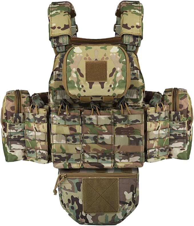 YAKEDA Outdoor Removable CS Training Vest, Molle Breathable Training Quick Adjustable Game Vest