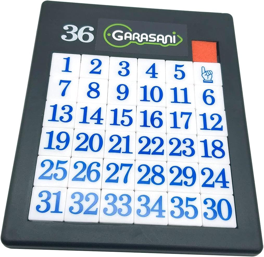 Number Slide Puzzle Brain Teaser IQ Game (35 Number)