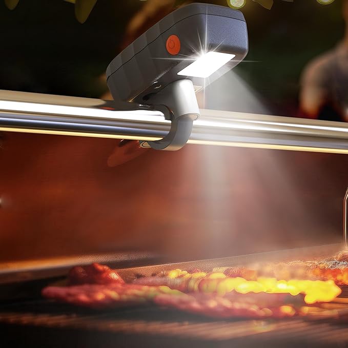 Auto On/Off Grill Light for Blackstone & Weber, Outdoor BBQ Light with Gravity Sensor, LED Griddle Accessory, Perfect Gifts, Stocking Stuffers for Men Dad Husband, Mens Gifts